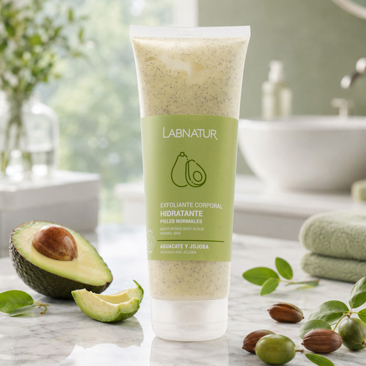 Exfoliante Corporal Aguacate y Jojoba Labnatur 250 ml | Nutritivo | Piel Suave | Renovación Corporal_1
