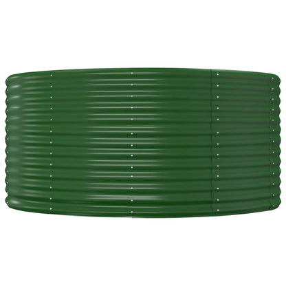 Arriate De Jardín Verde 140x140x68 Cm Acero Galvanizado_2
