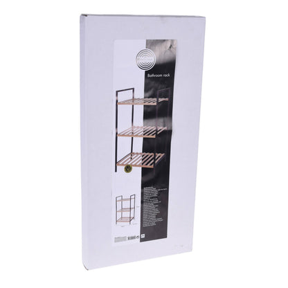 Well Home Estantería Para Baño Con 3 Estantes 38x32,5x70cm