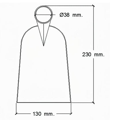 Azada Forjada Sin Mango 219/  850 Gramos