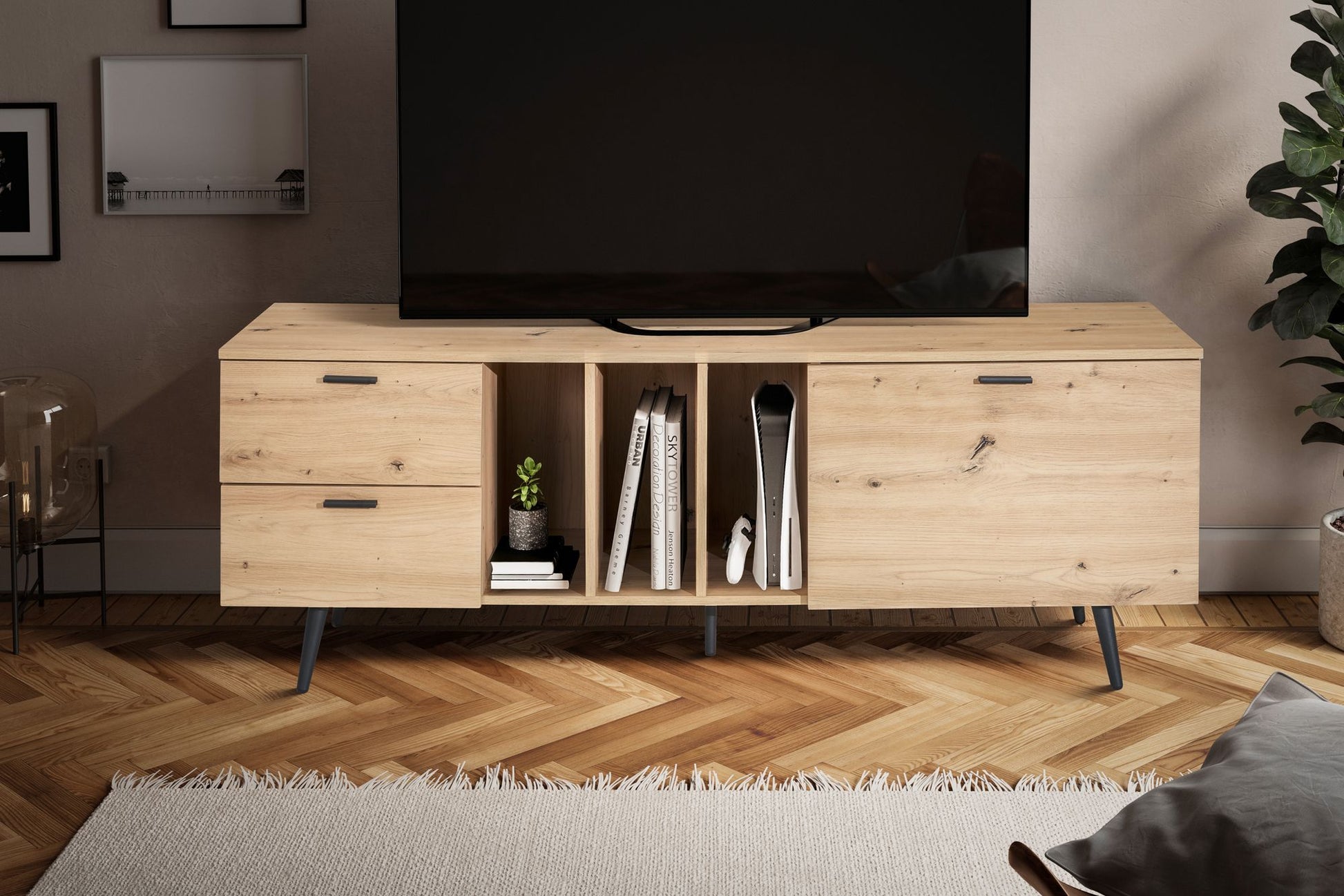 Mueble De Tv Compacto Y Versátil Modelo Wl6.819_2