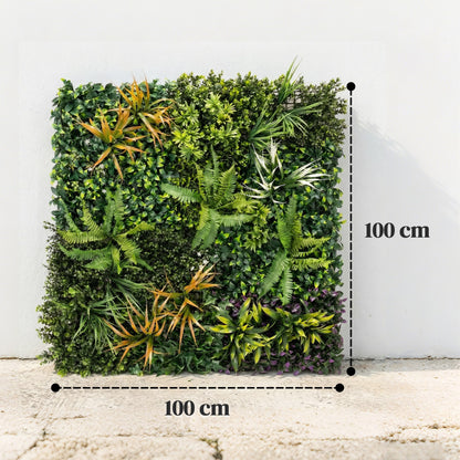Outsunny Seto Artificial Ocultación Jardín 1x1 M Para Terraza Balcón Exterior_2