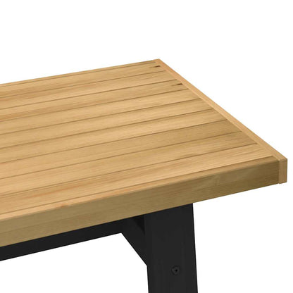 Mesa De Centro Noain Patas En A Madera Maciza Pino 120x60x40 Cm_4