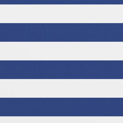 Vidaxl Toldo Para Balcón Tela Oxford Blanco Y Azul 75x400 Cm_1