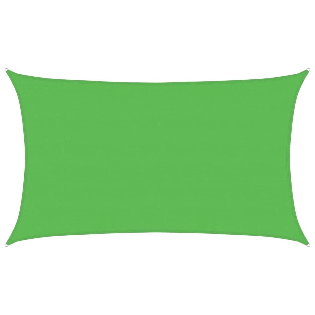 Vidaxl Toldo De Vela Hdpe Verde Claro 160 G/m² 5x8 M_0