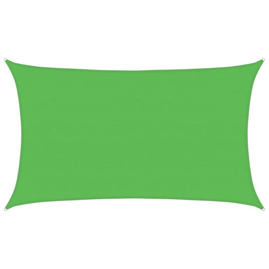 Vidaxl Toldo De Vela Hdpe Verde Claro 160 G/m² 5x8 M_0