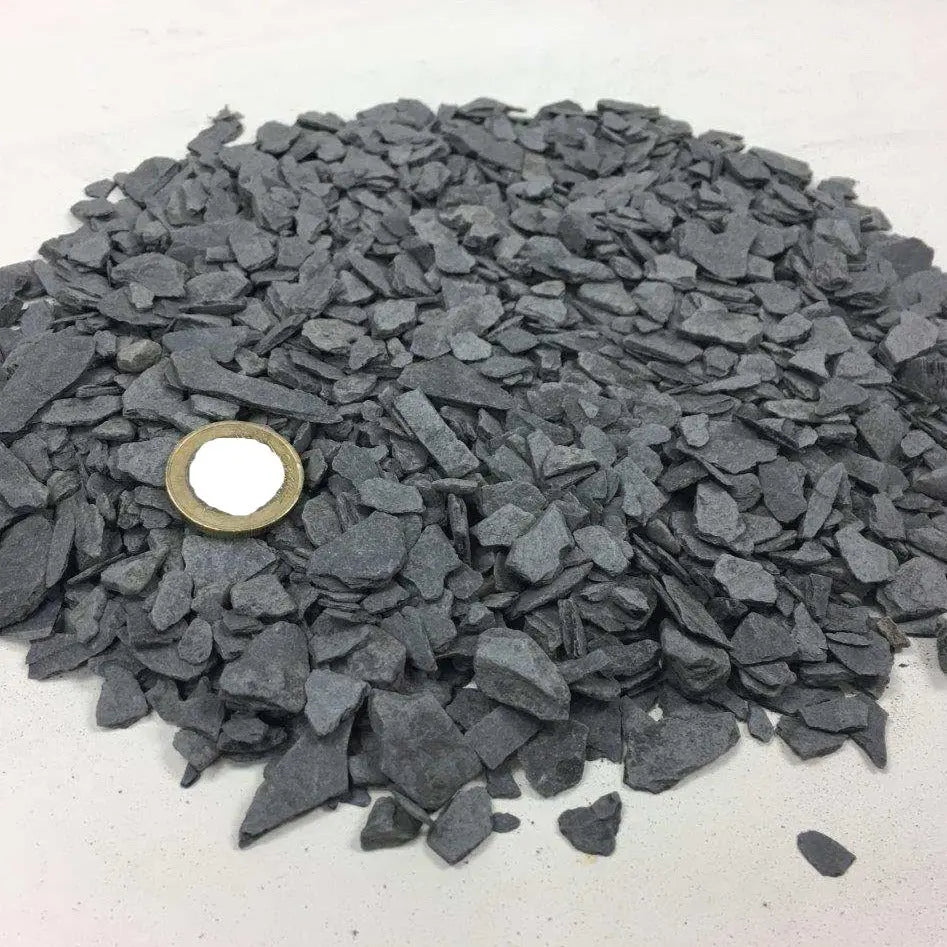 Grava Pizarra Decorativa / Big Bag 1.000 Kg. / 24-40 Mm / Gris_1