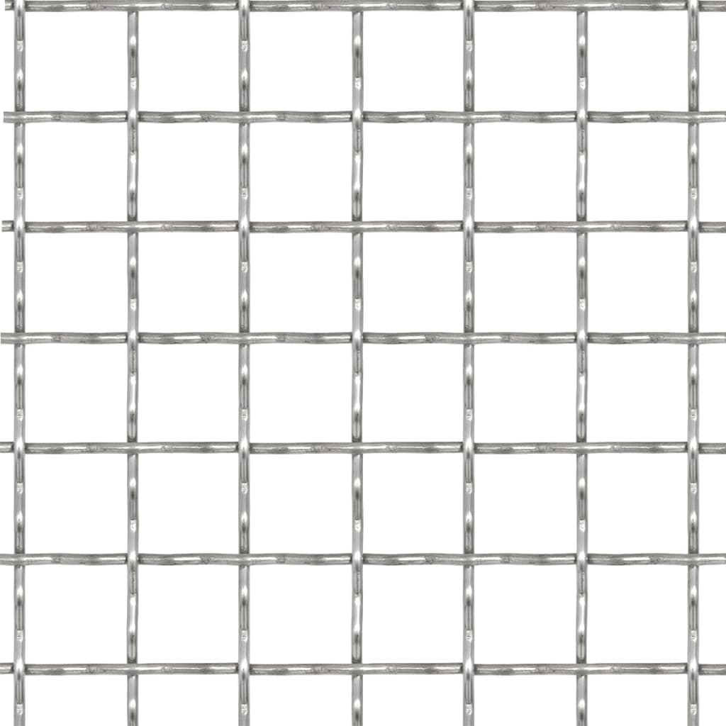 Panel De Malla Alambre Rizado Acero Inox. 100x85 Cm 31x31x3 Mm / Vetonek_1