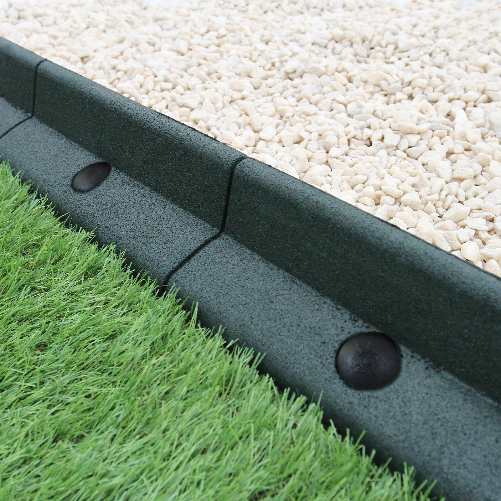 Bordes De Césped Verde Flexibles Jardín Bordes De Césped Paquete De 26 X 1.2m_2