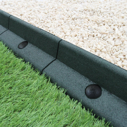 Bordes De Césped Verde Flexibles Jardín Bordes De Césped Paquete De 22 X 1.2m_2