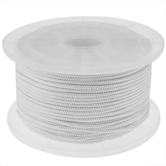 Cuerda Trenzada De Poliéster 100 M X 3 Mm Blanca_0