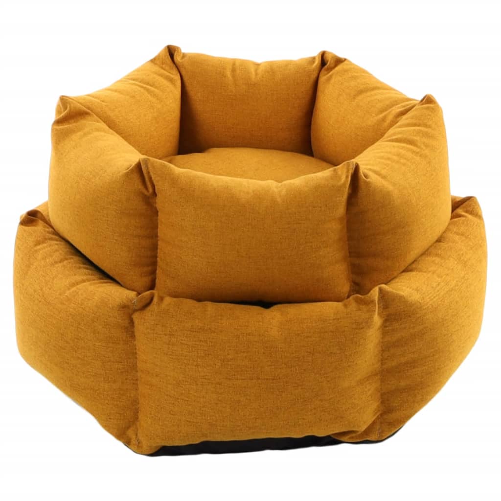 Flamingo Cama Para Perros Con Cremallera Ziva Hexagonal Ocre 60x20 Cm / Vetonek_1