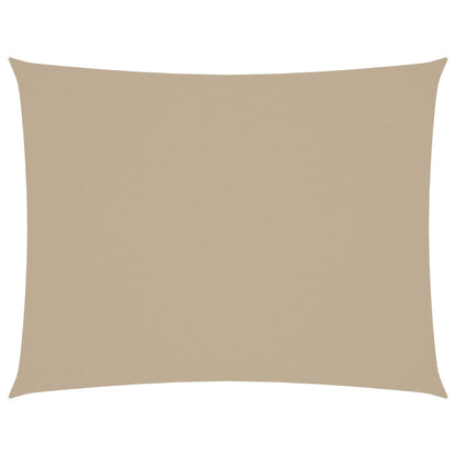 Toldo De Vela Rectangular Tela Oxford Beige 6x7 M_0