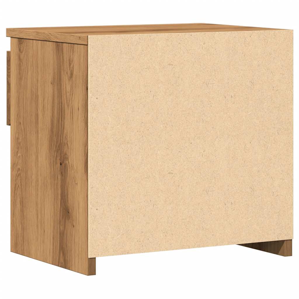 Mesitas Noche 2 Uds Madera Ingeniería Roble Artisian 40x30x39cm_4