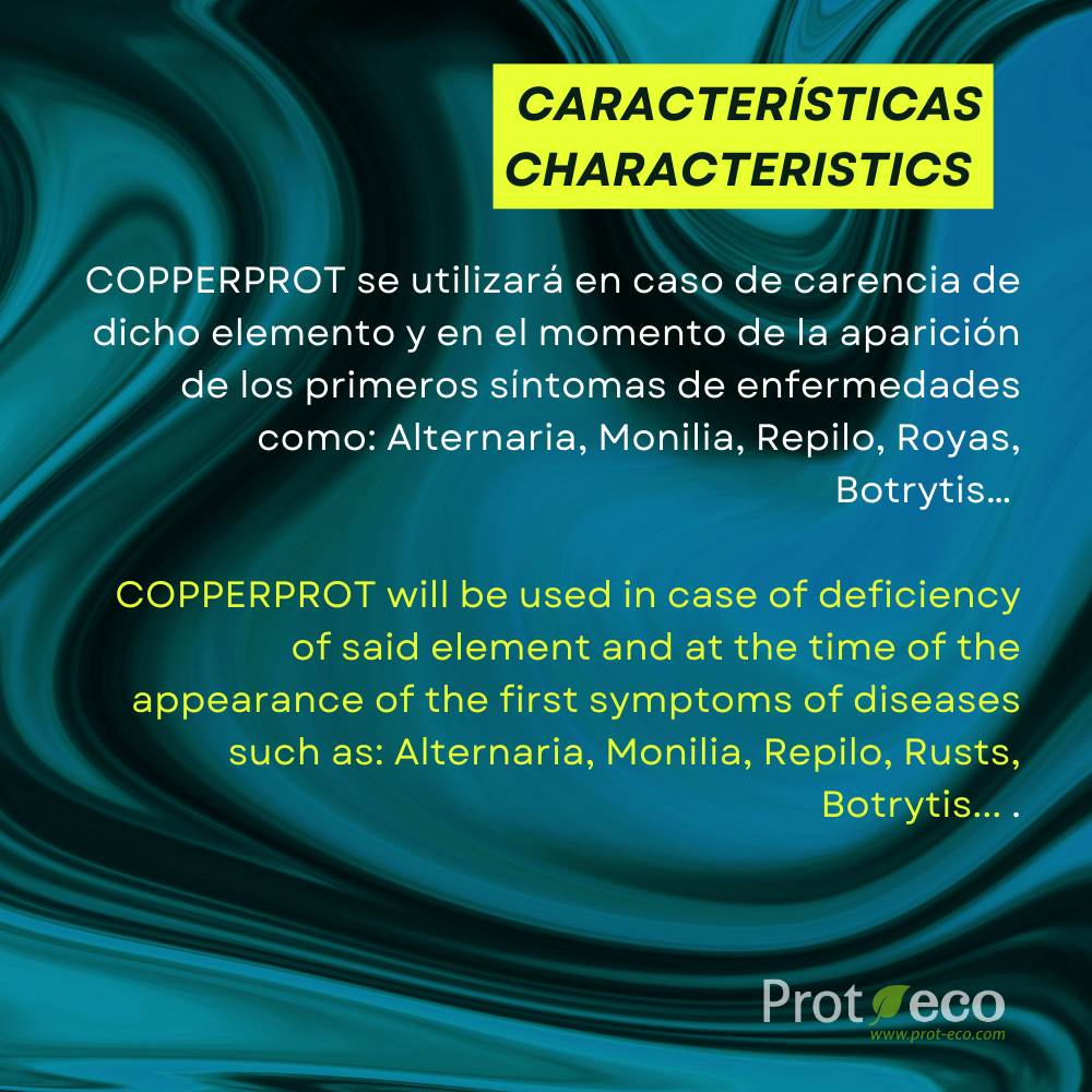 Copperprot Prot-eco Corrector De Cobre Ecológico Para Plantas Contra Hongos Y Mildiu + Pipeta 5 Ml Gratis_2