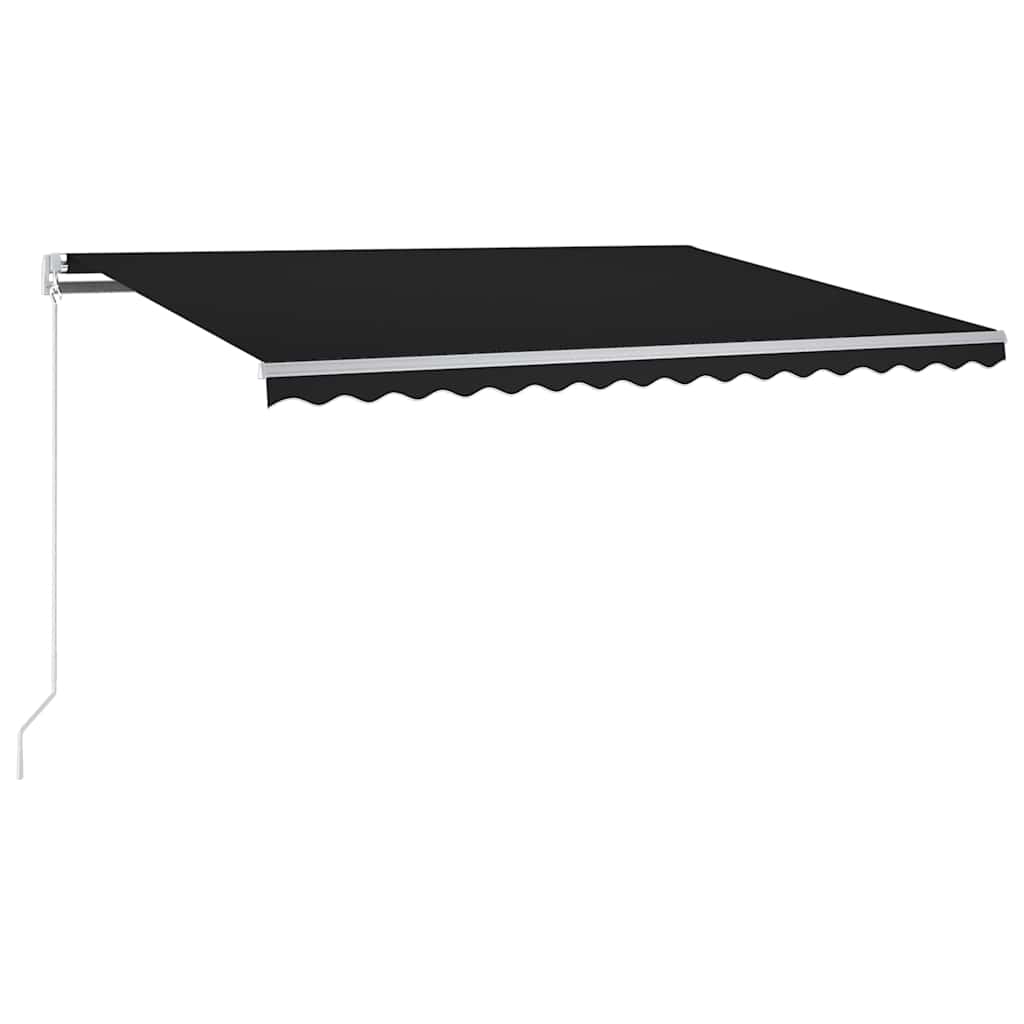 Toldo Automático Con Led Y Sensor De Viento Antracita 350x250cm_0