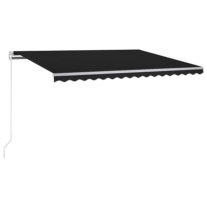 Toldo Automático Con Led Y Sensor De Viento Antracita 350x250cm_0