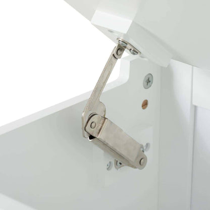 Well Home Banco De Almacenamiento Arcón Infantil De Madera Blanco - 74,5x34x64cm