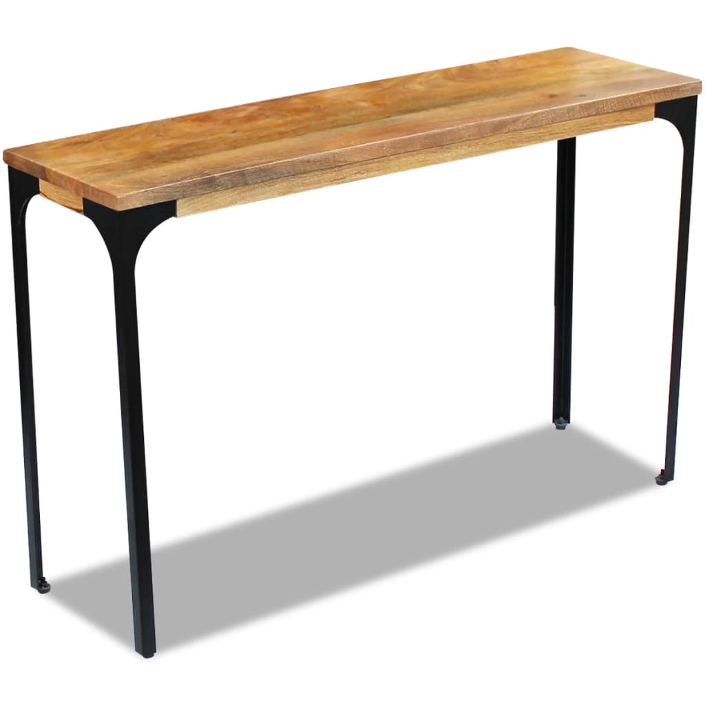 Mesa Consola Madera De Mango 120x35x76 Cm_0