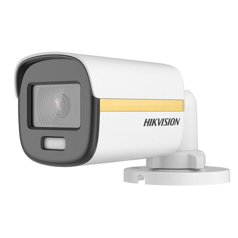 Cámara Bullet 4en1 2mp 2.8mm Ip67 Wdr130 White Light 20m Light Alarm Colorvu 24/7 Mic Hikvision_0