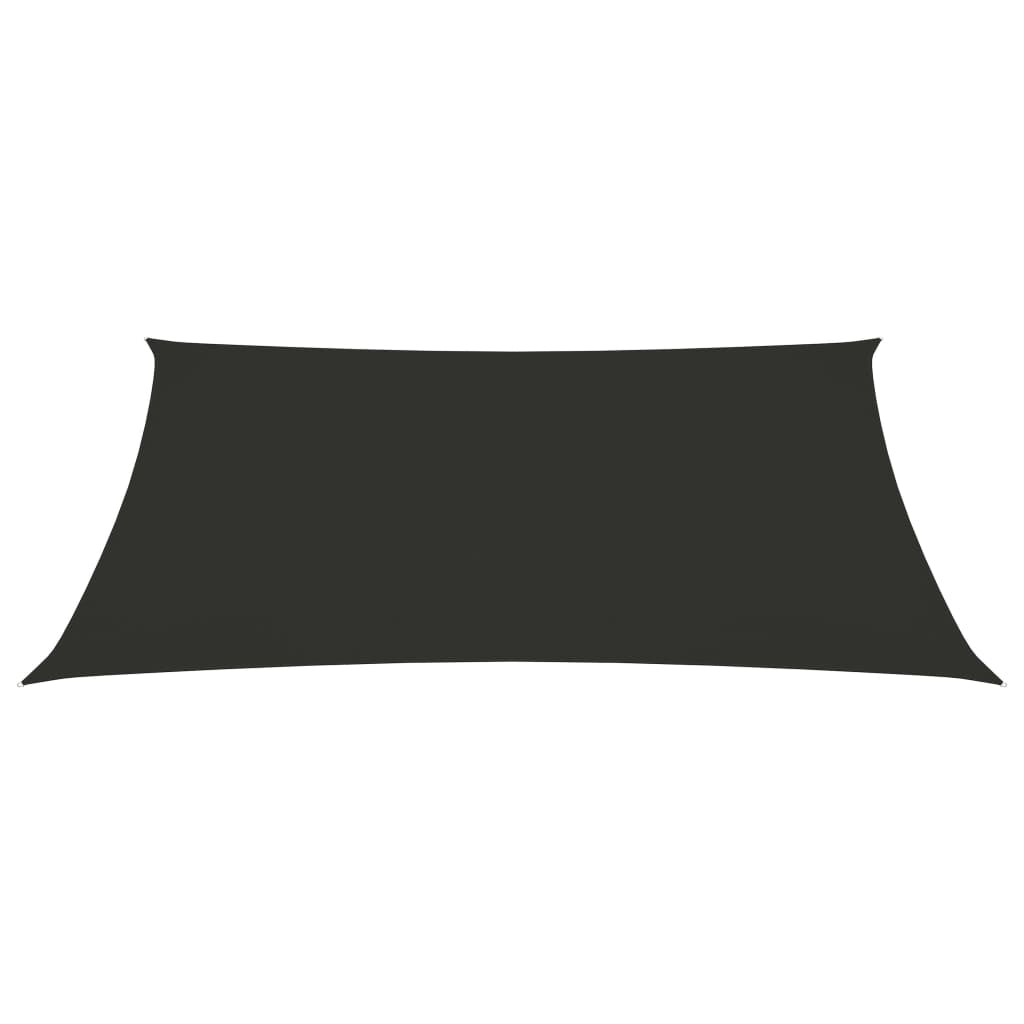 Vidaxl Toldo De Vela Trapezoidal Tela Oxford Gris Antracita 3/4x3 M_1