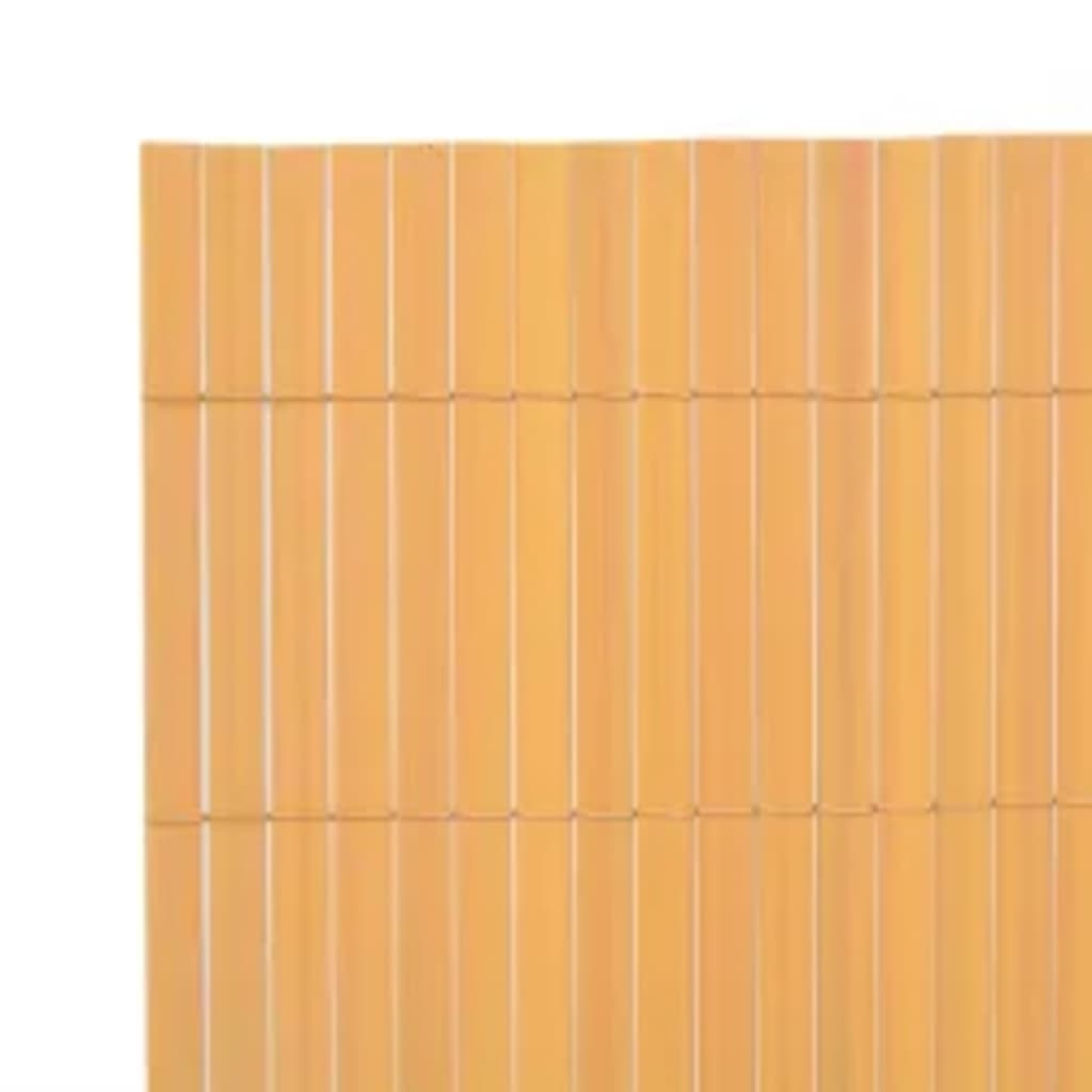 Valla De Jardín De Doble Cara Amarilla 110x500 Cm / Vetonek_0