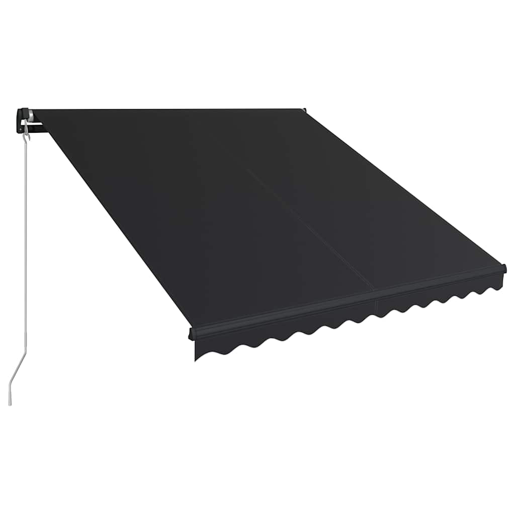 Toldo Retráctil Manual Gris Antracita 350x250 Cm_0