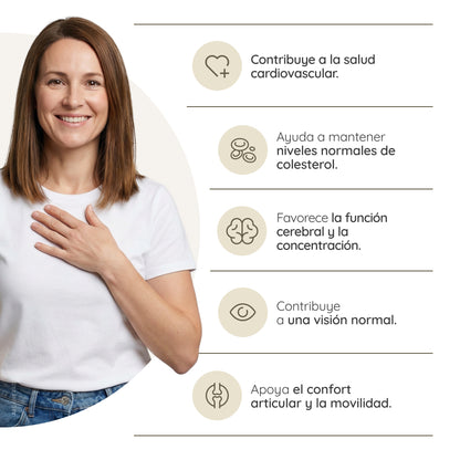 Omega 3 EPA+DHA 60 días Corazón N2 Natural Nutrition 120 cápsulas