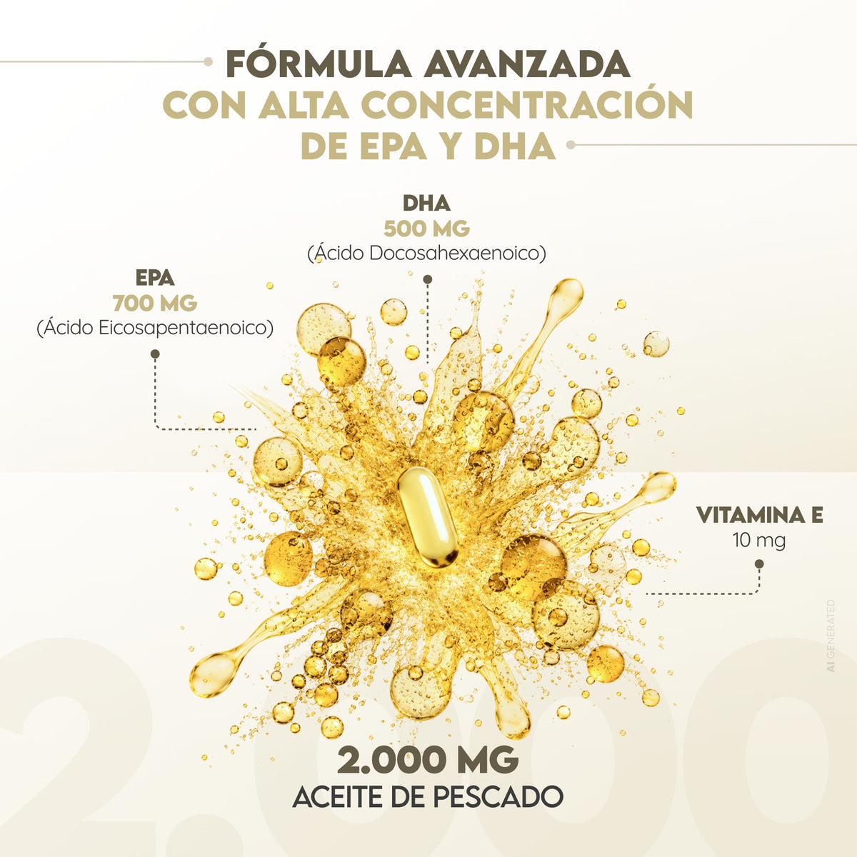 Omega 3 EPA+DHA 60 días Corazón N2 Natural Nutrition 120 cápsulas