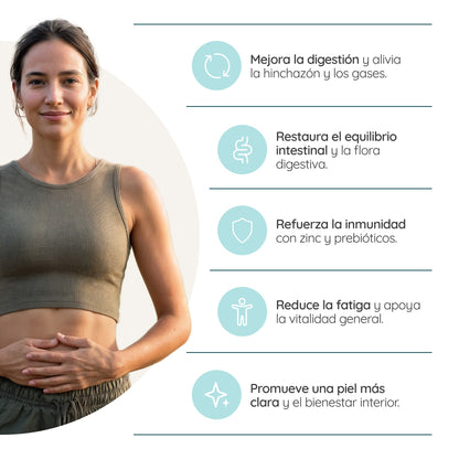 Probióticos + Prebióticos 45 días Microbiota N2 Natural Nutrition 90 cápsulas