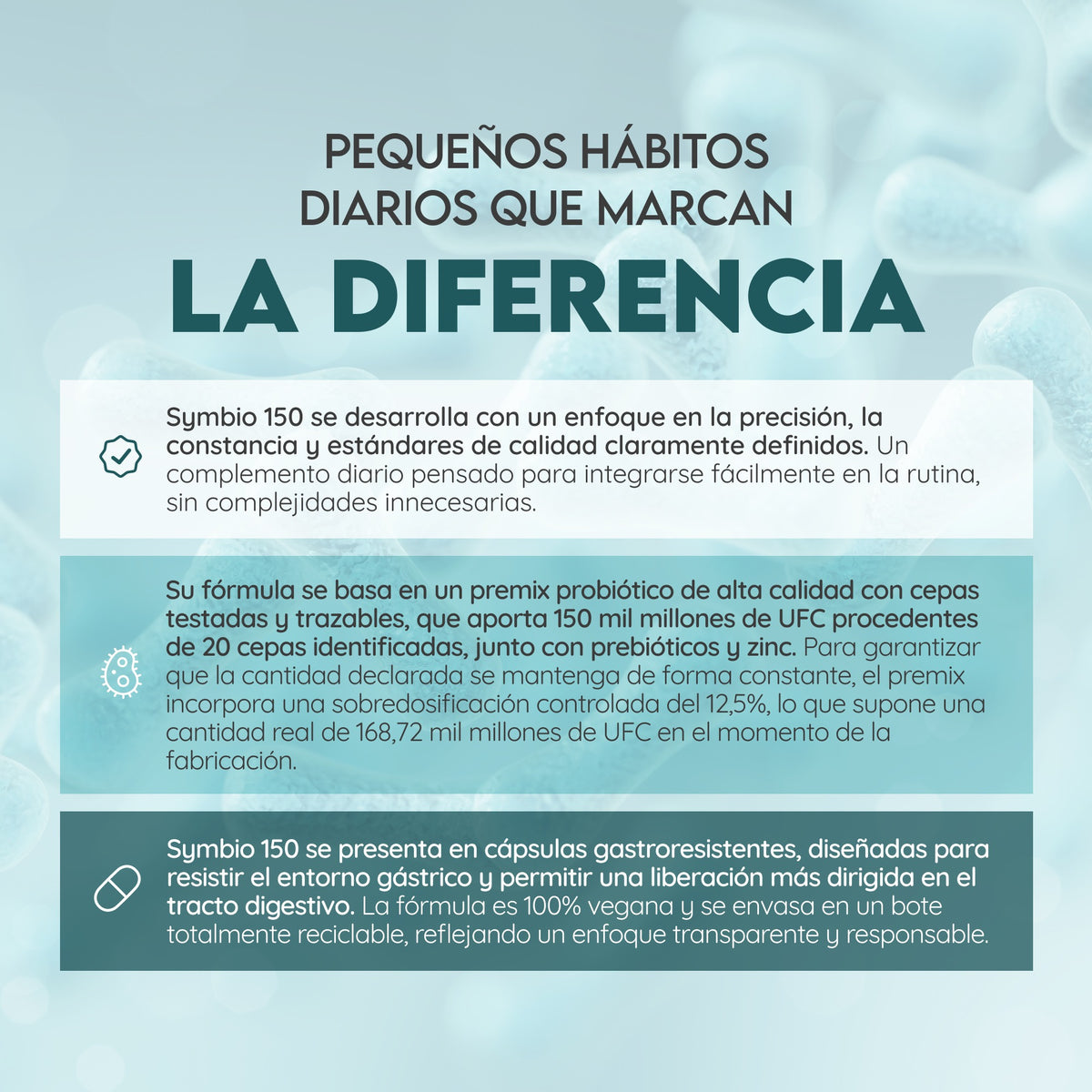 Probióticos + Prebióticos 45 días Microbiota N2 Natural Nutrition 90 cápsulas