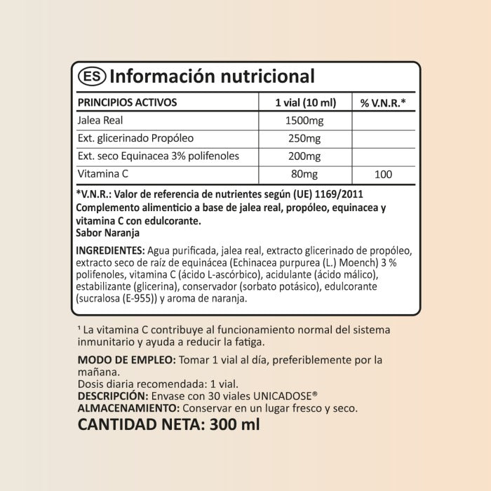Jalea Real + Própolis + Equinácea 30 días Inmunidad N2 Natural Nutrition 30 viales