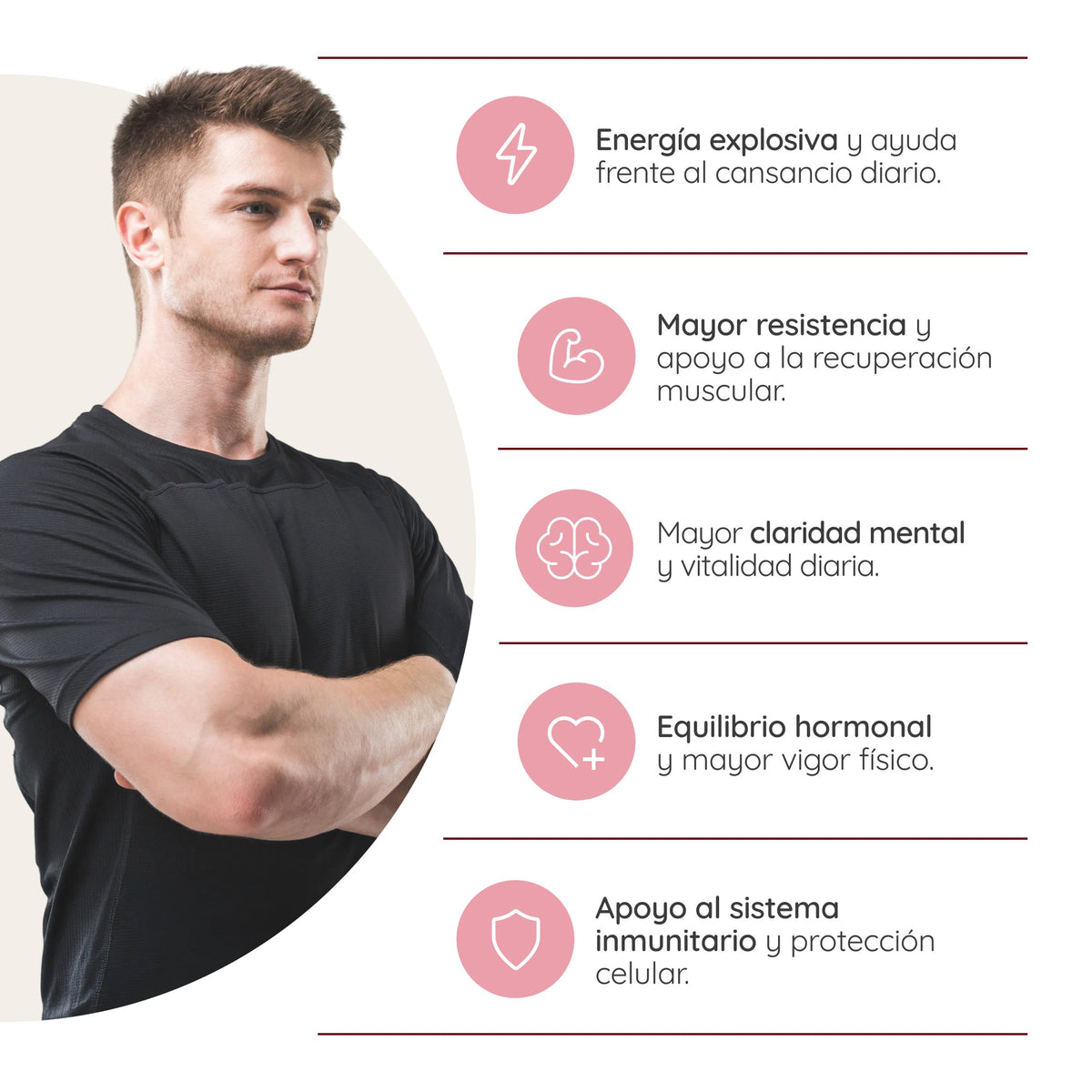 Maca + Ginseng 60 días Vitalidad N2 Natural Nutrition 120 cápsulas