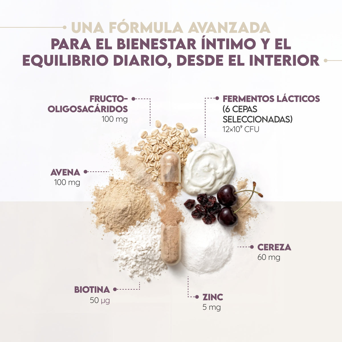 Vaginal Health Probióticos 30 días Íntima N2 Natural Nutrition 30 cáps.