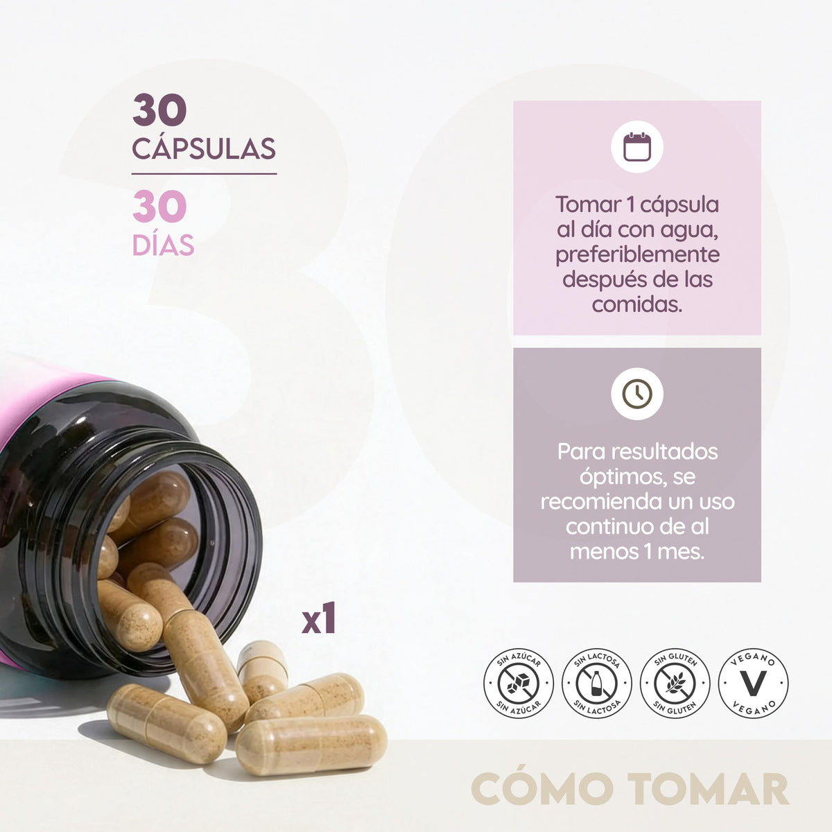 Vaginal Health Probióticos 30 días Íntima N2 Natural Nutrition 30 cáps.