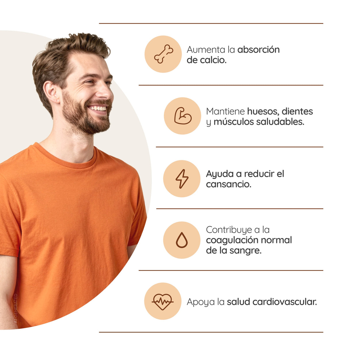 Vitamina D3 + K2 + Bambú 150 días Huesos N2 Natural Nutrition 150 cápsulas