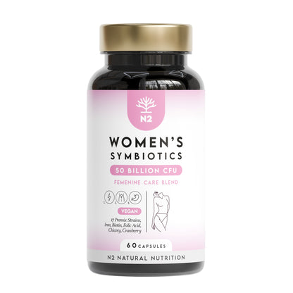Women's Symbiotics 60 días Bienestar N2 Natural Nutrition 60 cápsulas