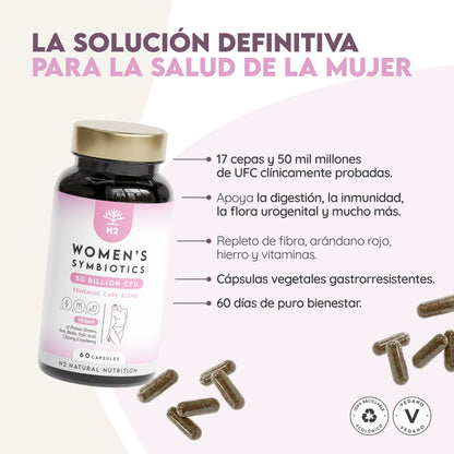 Women's Symbiotics 60 días Bienestar N2 Natural Nutrition 60 cápsulas