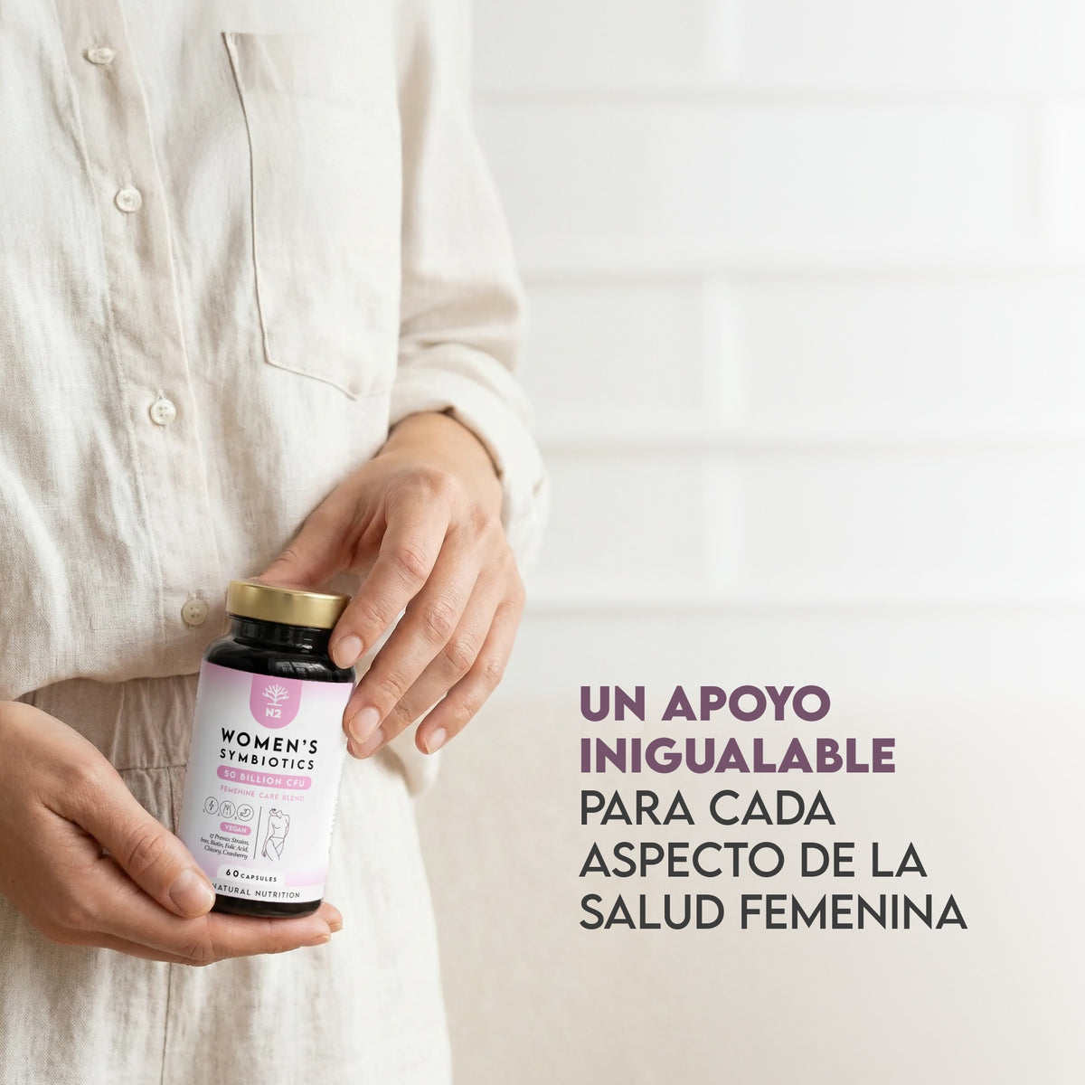 Women's Symbiotics 60 días Bienestar N2 Natural Nutrition 60 cápsulas