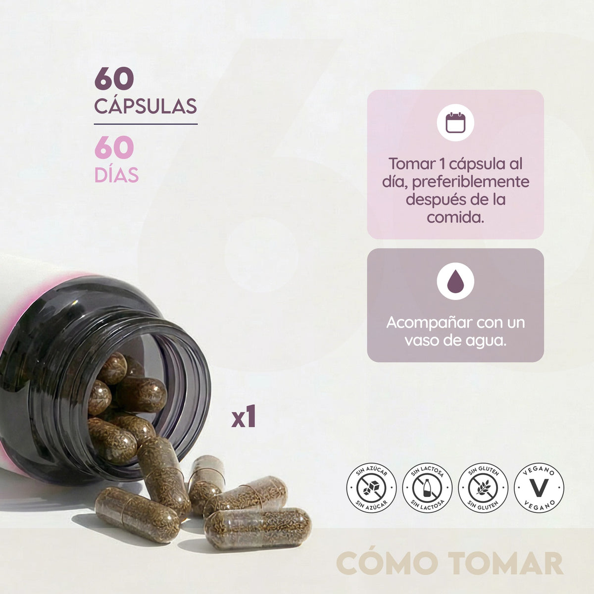 Women's Symbiotics 60 días Bienestar N2 Natural Nutrition 60 cápsulas