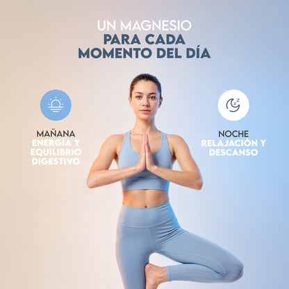 Triple Magnesio Citrato + Malato + Bisglicinato 90 días Relajación N2 Natural Nutrition 180 comprimidos