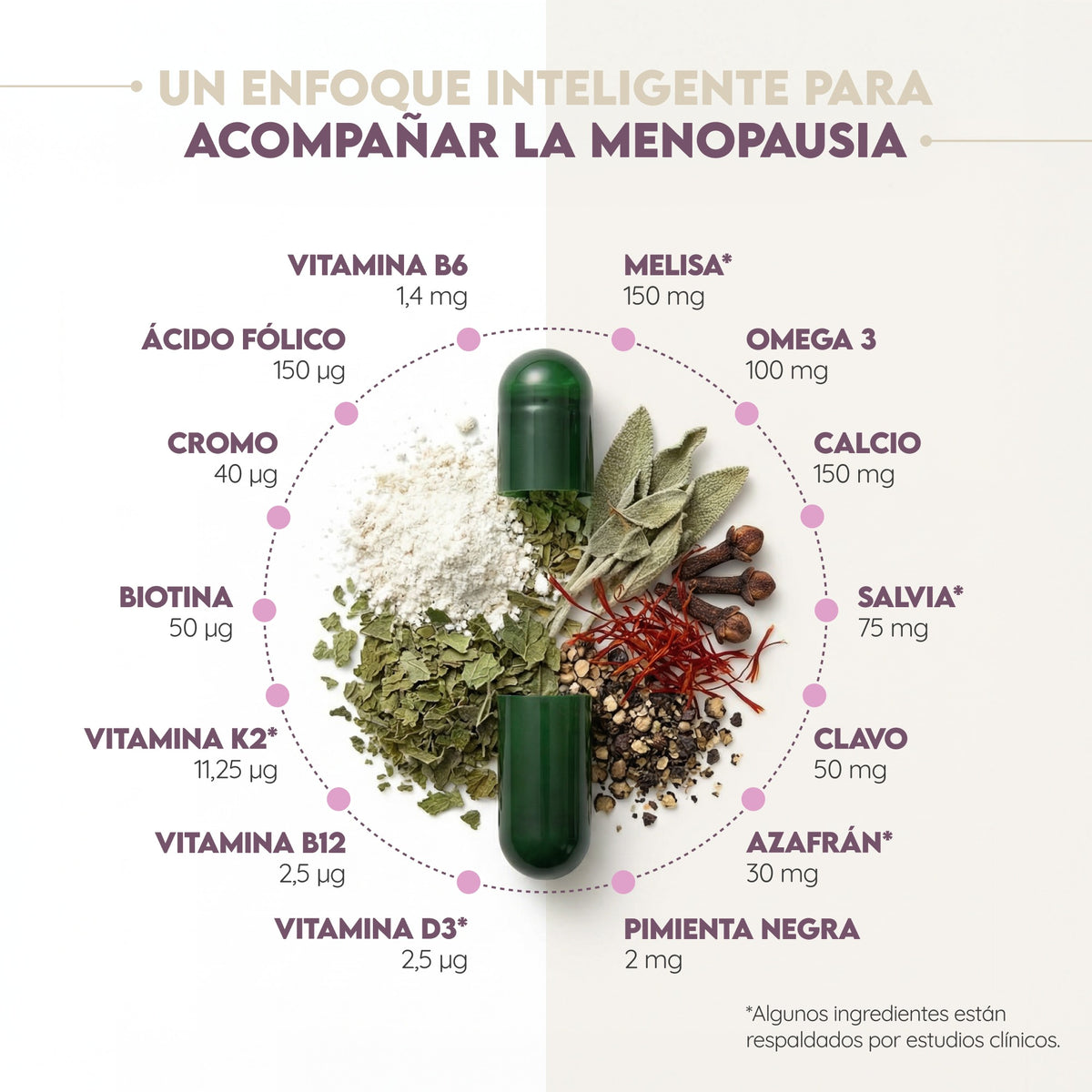 Menopausa Balance 30 días Hormonal N2 Natural Nutrition 45 cápsulas