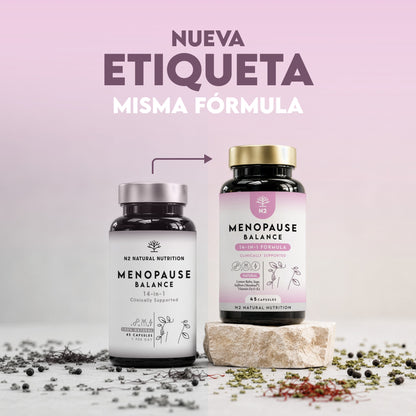 Menopausa Balance 30 días Hormonal N2 Natural Nutrition 45 cápsulas