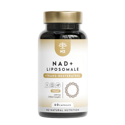 NAD+ Liposomal Antienvejecimiento 30 días Vitalidad N2 Natural Nutrition 60 cápsulas
