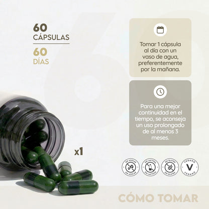 NAD+ Liposomal Antienvejecimiento 30 días Vitalidad N2 Natural Nutrition 60 cápsulas