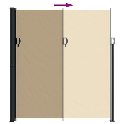 Vidaxl Toldo Lateral Retráctil Beige 220x300 Cm_4