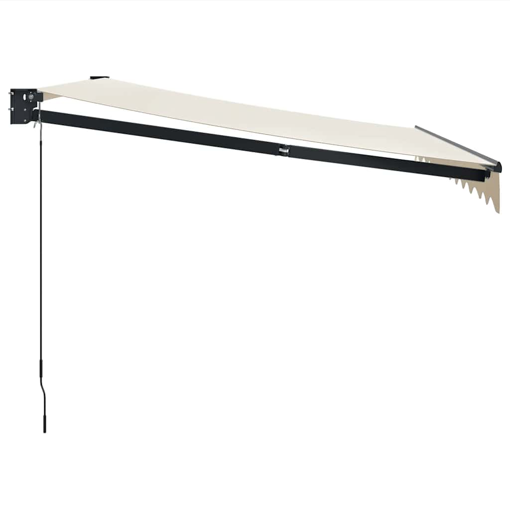 Toldo Retráctil Aluminio Y Tela Color Crema 3x2,5 M_3