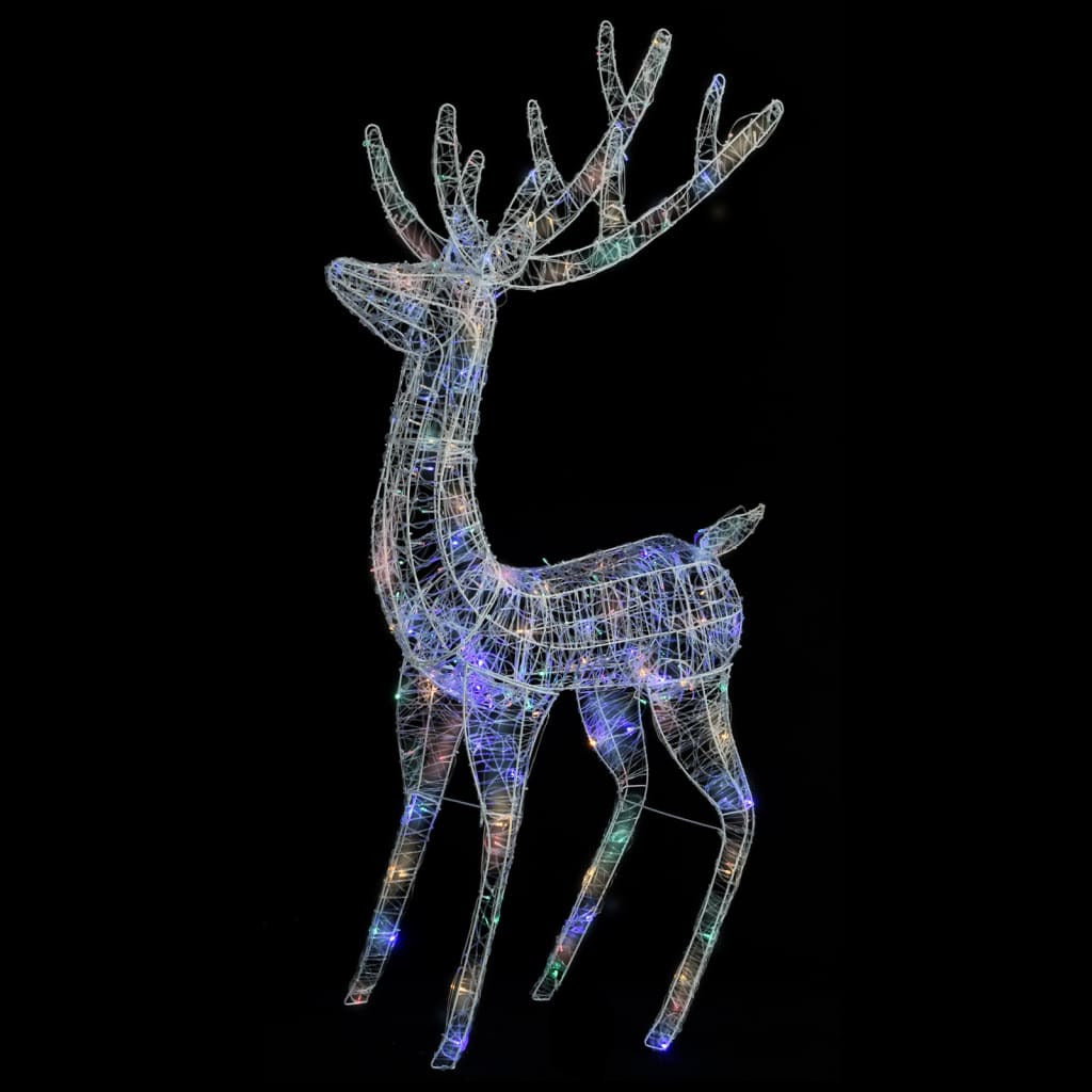 Vidaxl Reno Navideño Acrílico Xxl 250 Leds De Colores 180 Cm_4