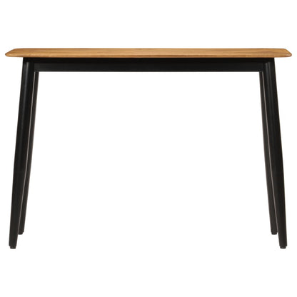 Mesa Consola Madera Maciza De Mango Y Hierro 110x40x76 Cm_0