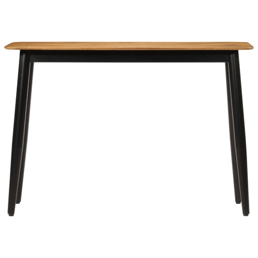 Mesa Consola Madera Maciza De Mango Y Hierro 110x40x76 Cm_0